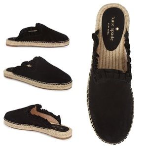 Kate Spade Laila suede mules